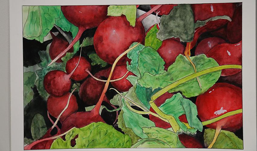 Painting of beets.